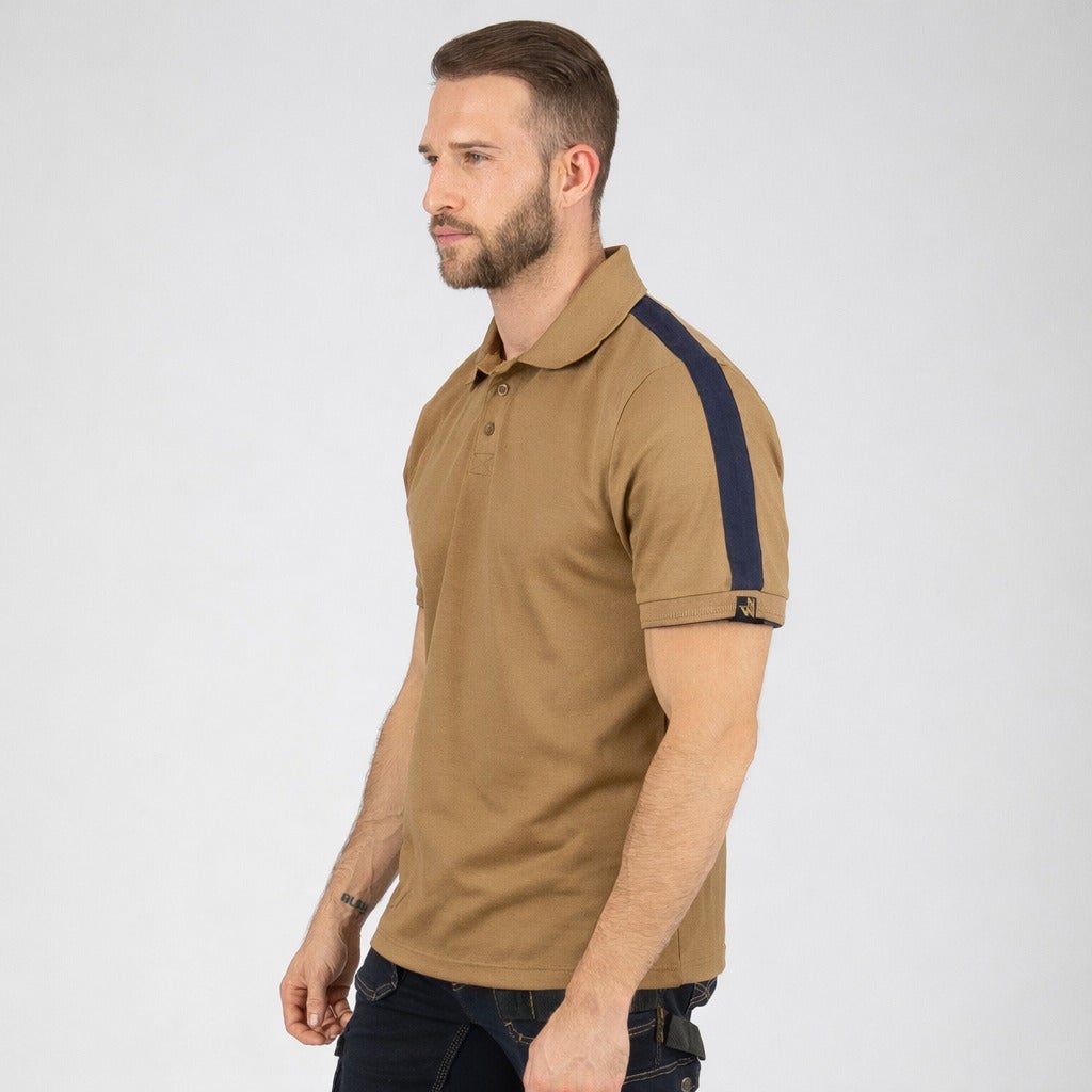 LEWIS - POLO DE TRAVAIL - 1396 Camel L | Leroy Merlin