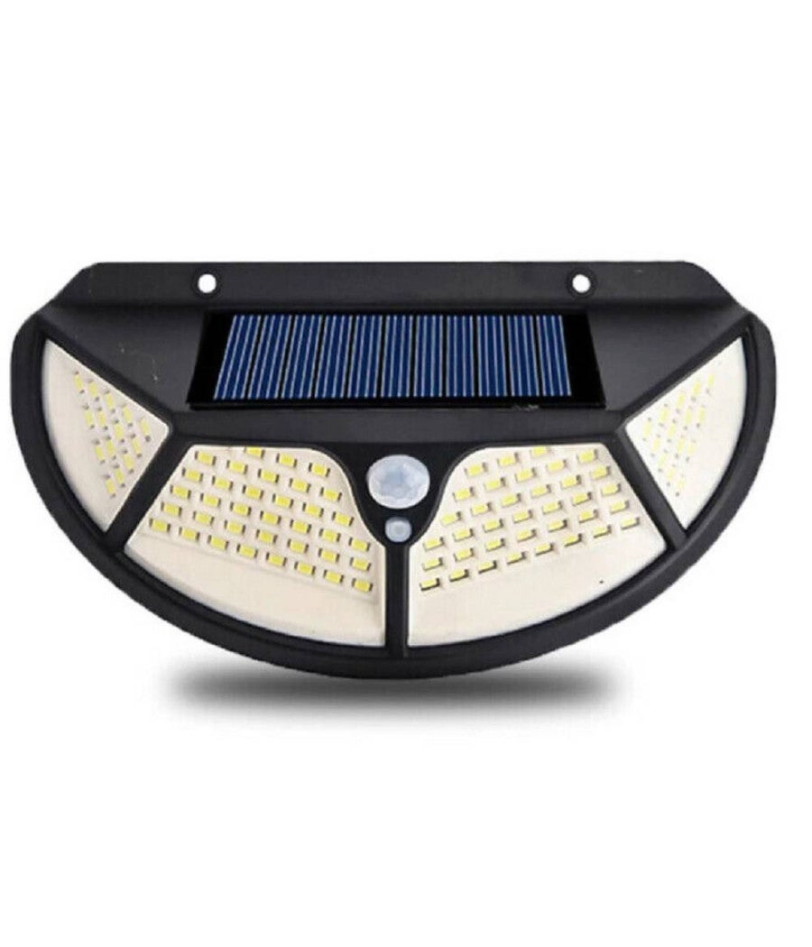 Trade Shop - Faretto Led Da Esterno Con Pannello Solare Sensore Di Movimento Crepuscolare 6pz - - 2