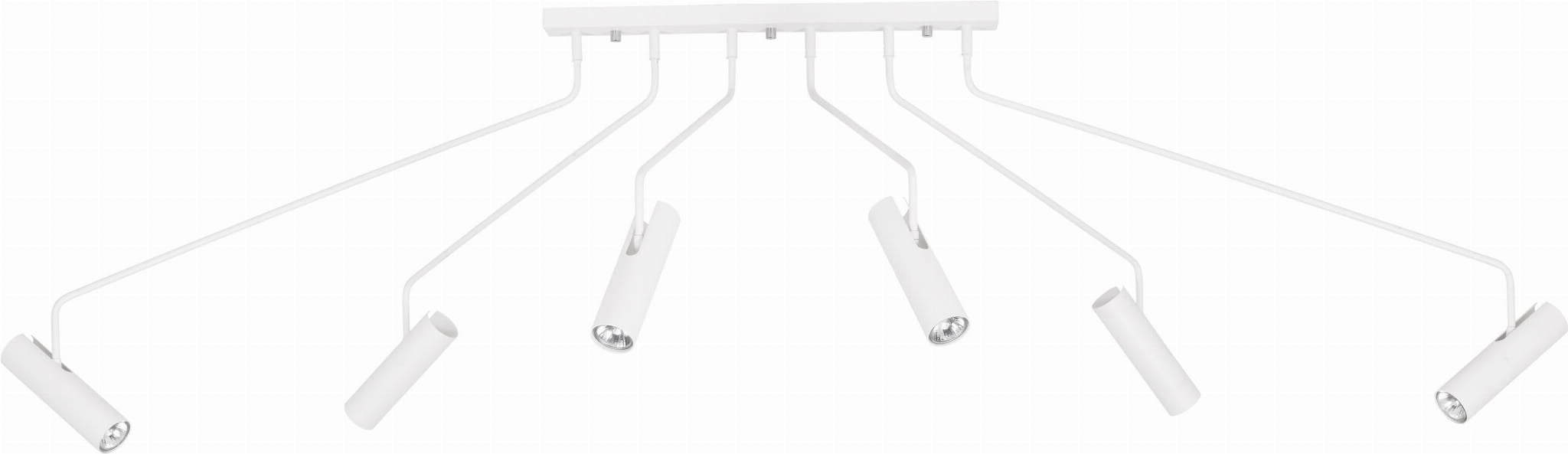 Lampa wisząca Eye biała 6xGU10x35W reflektory wym: 60 x 95 x 192 cm metal Nowodvorski Lighting