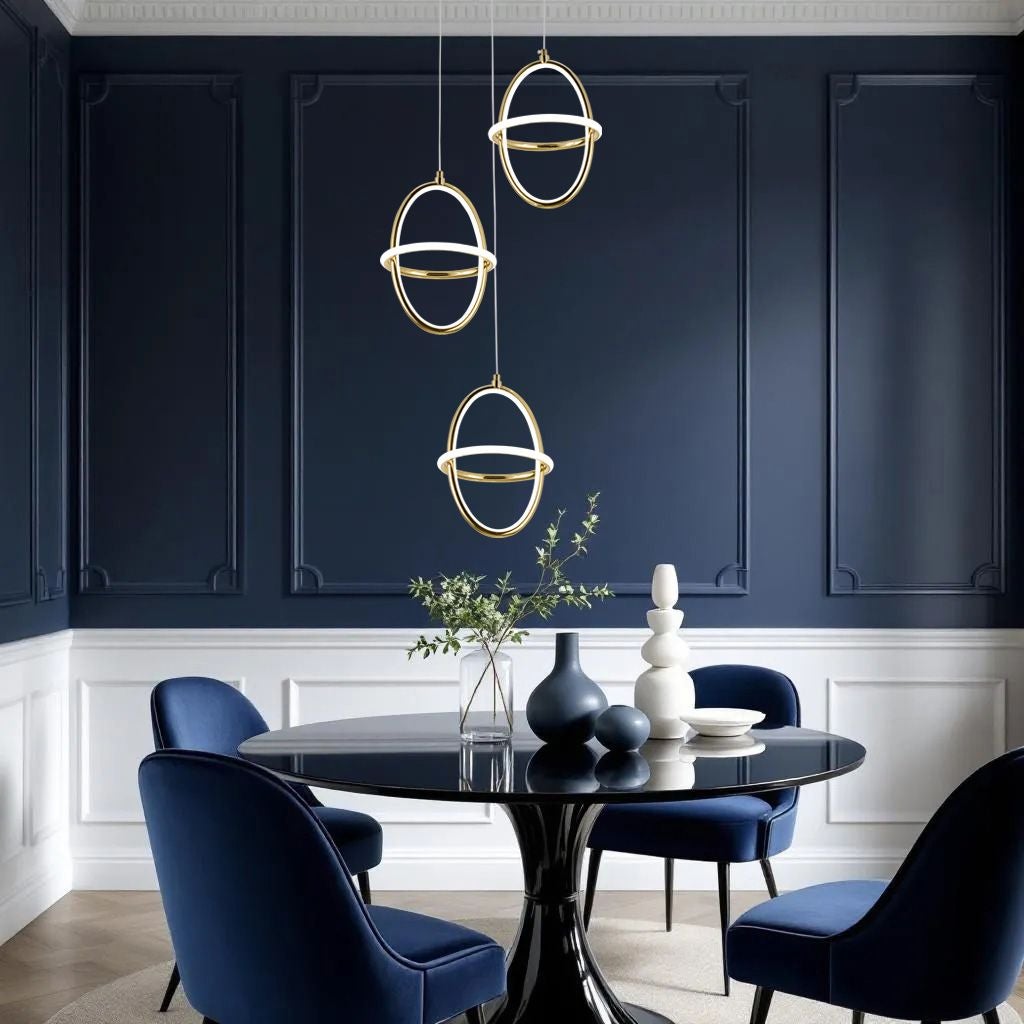 Lampa Sufitowa Wisząca Led Toolight G064-3Cpr Złoty - 7