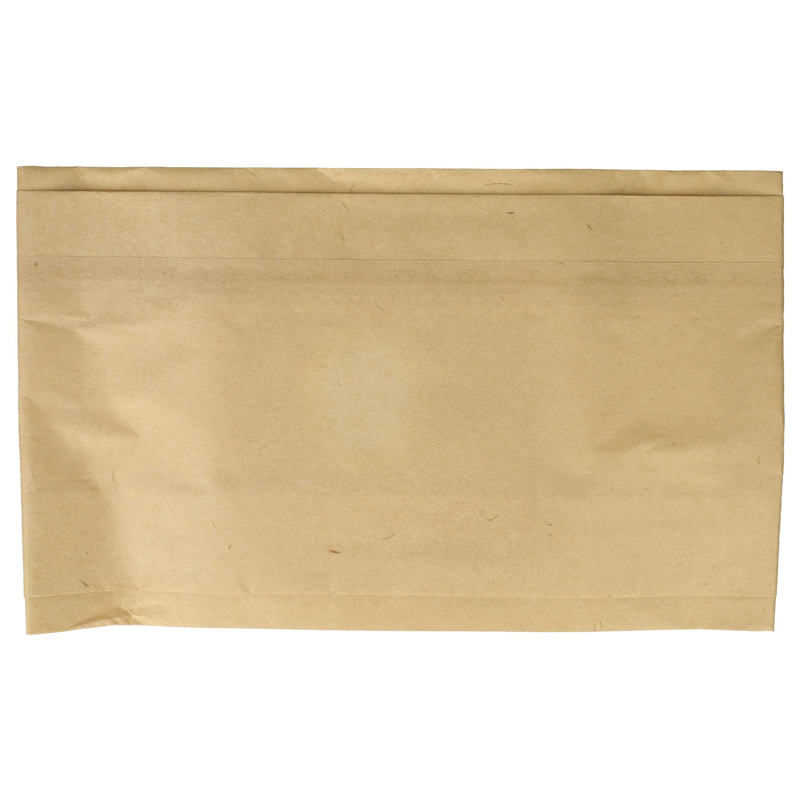 vhbw 5x Sacs compatible avec AEG AJG6800, AUS, AUSG3901, AV, AVC1162, AVC1190 aspirateur - papier, 25,8cm x 16,2cm, couleur sable - 3