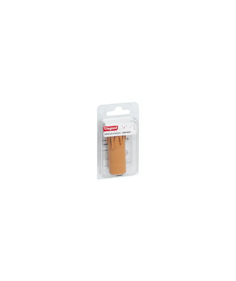 douille bougie - culot e14 - hauteur 65 mm - legrand 091127 - 3
