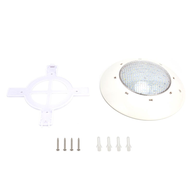 Lampa basenowa z tworzywa sztucznego IP68, wodoodporna, SMD2835 LED oświetlenie podwodne AC12V, światło białe 35W 3500LM