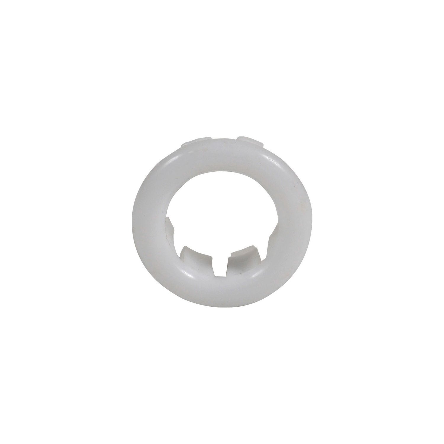 Rozeta do otworu przelewowego 25 mm biały plastik