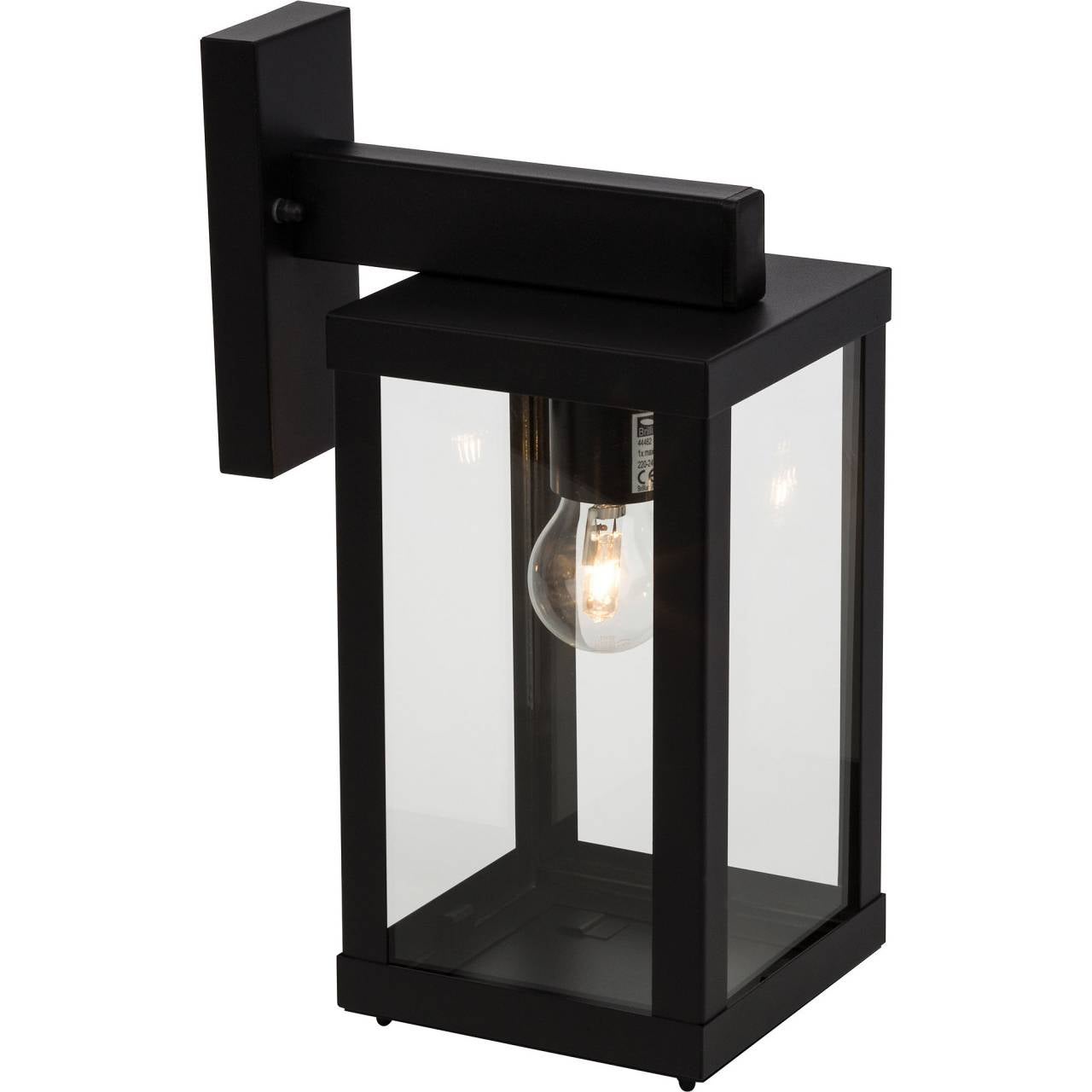 BRILLIANT lampa Matrix Nature zawieszenie 47cm antyczne drewno / czarny korund | 1x A60, E27, 60W, pasuje do standardowych żarówek (brak w zestawie) |