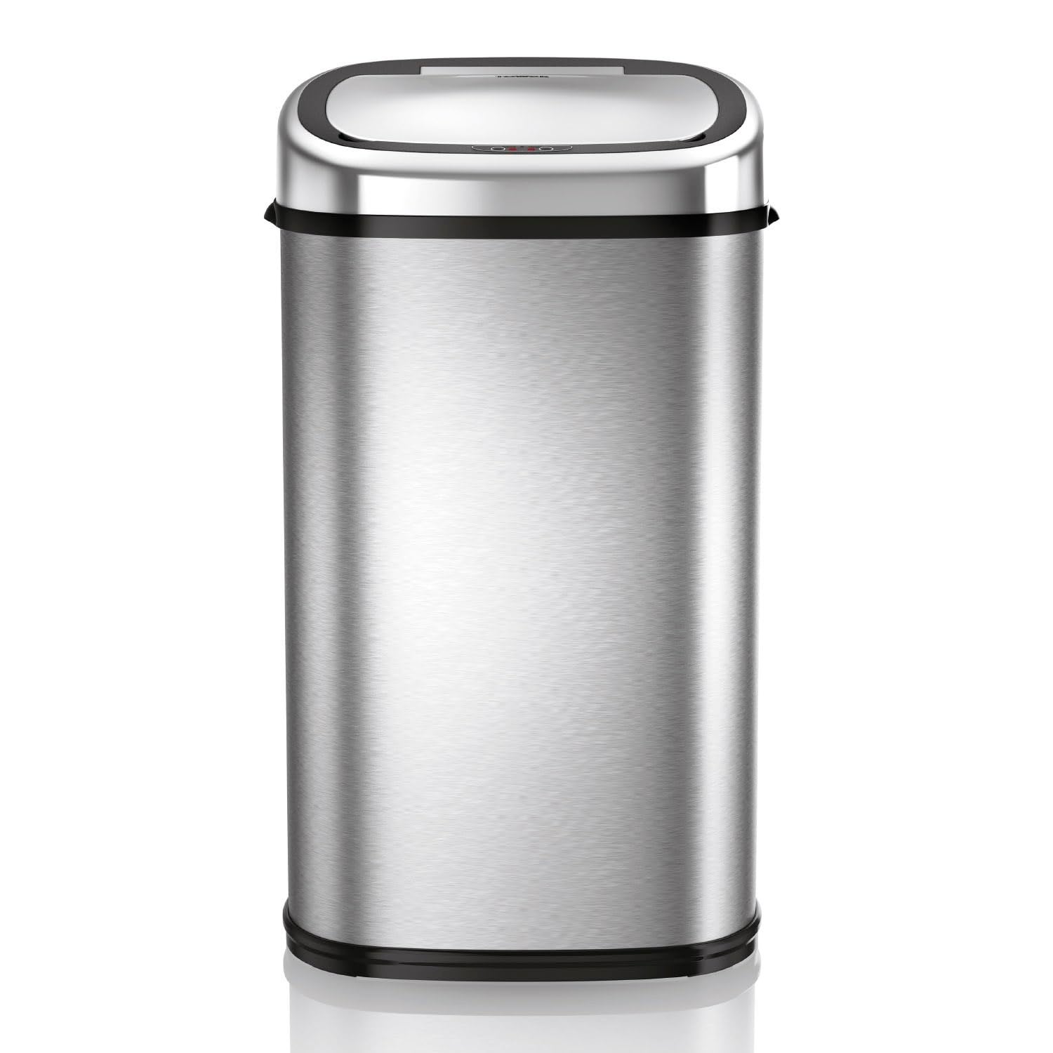 Tower T80900 Cestino Intelligente 58L In Acciaio Inox Con Apertura A Sensore E Chiusura Soft-Close, Nero - 2