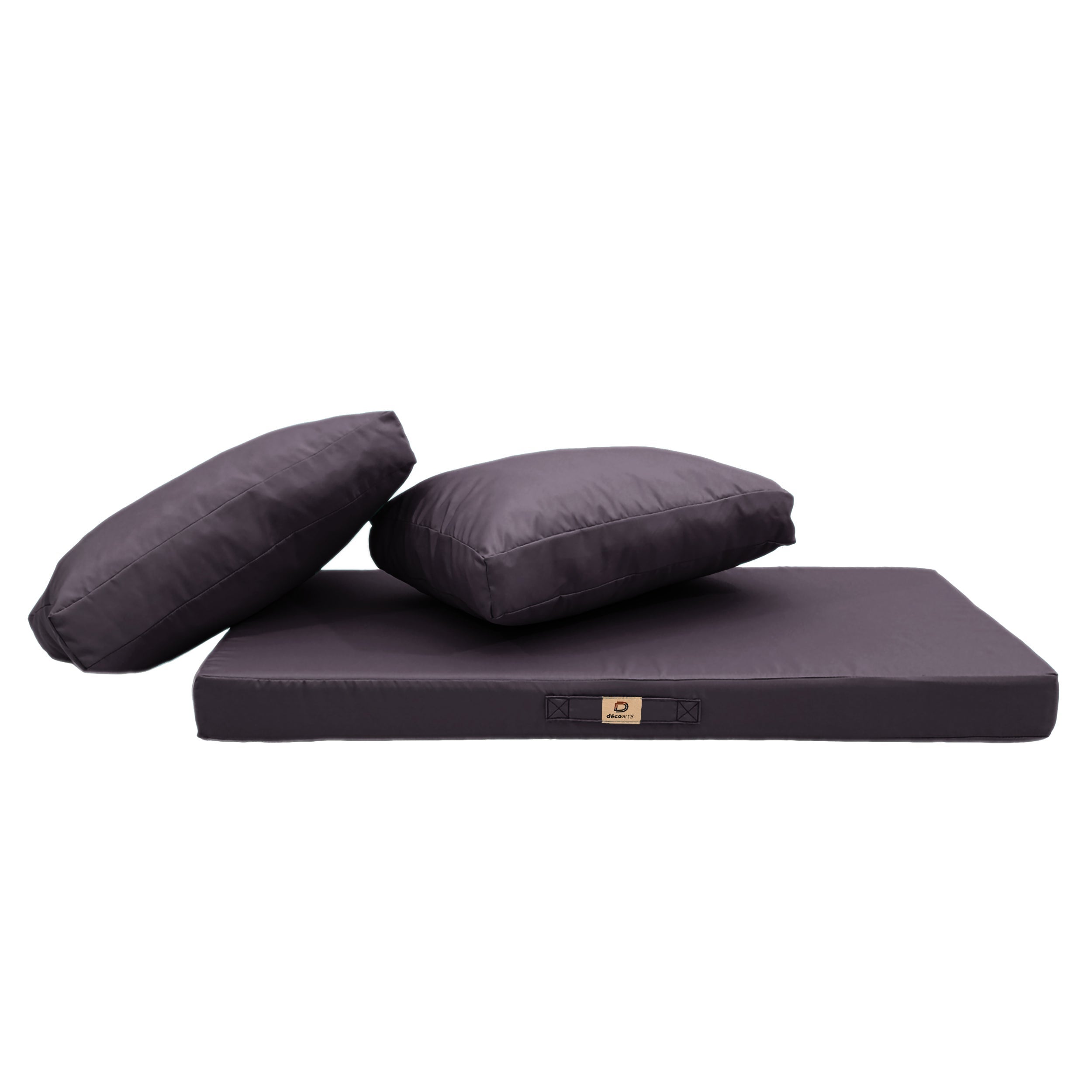 Coussins pour salon de jardin déhoussable 100x50cm Gris carbone - 4