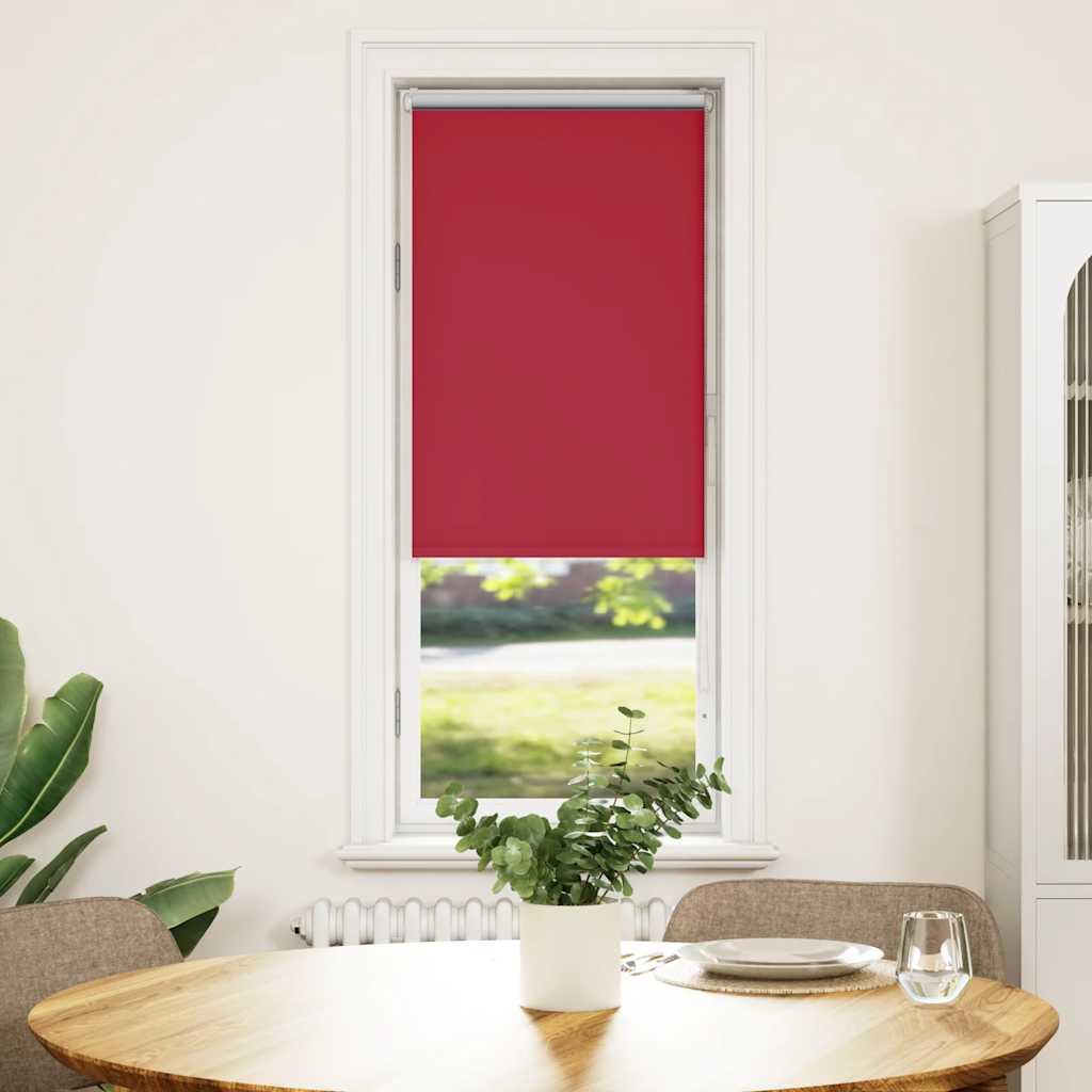 Roleta zaciemniająca Red 50x150 cm Szerokość tkaniny 45,7 cm vidaXL