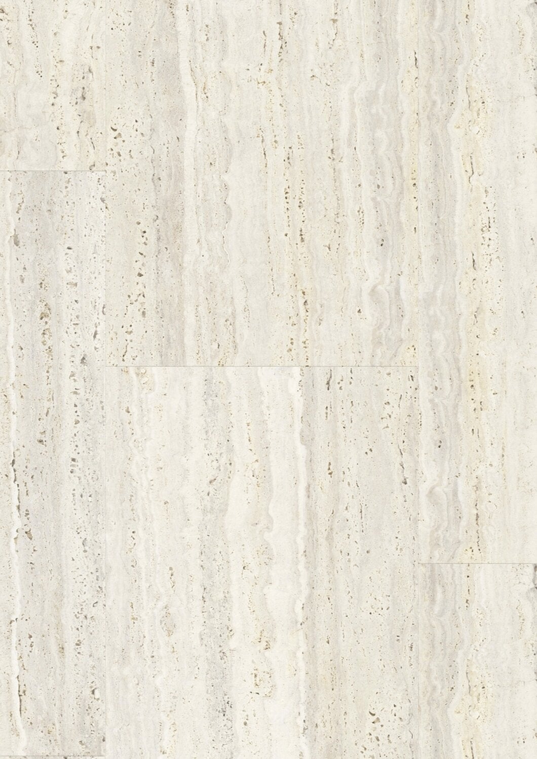 Dalle de sol PVC clipsable effet pierre travertin ivory GERFLOR Senso Clic - 2