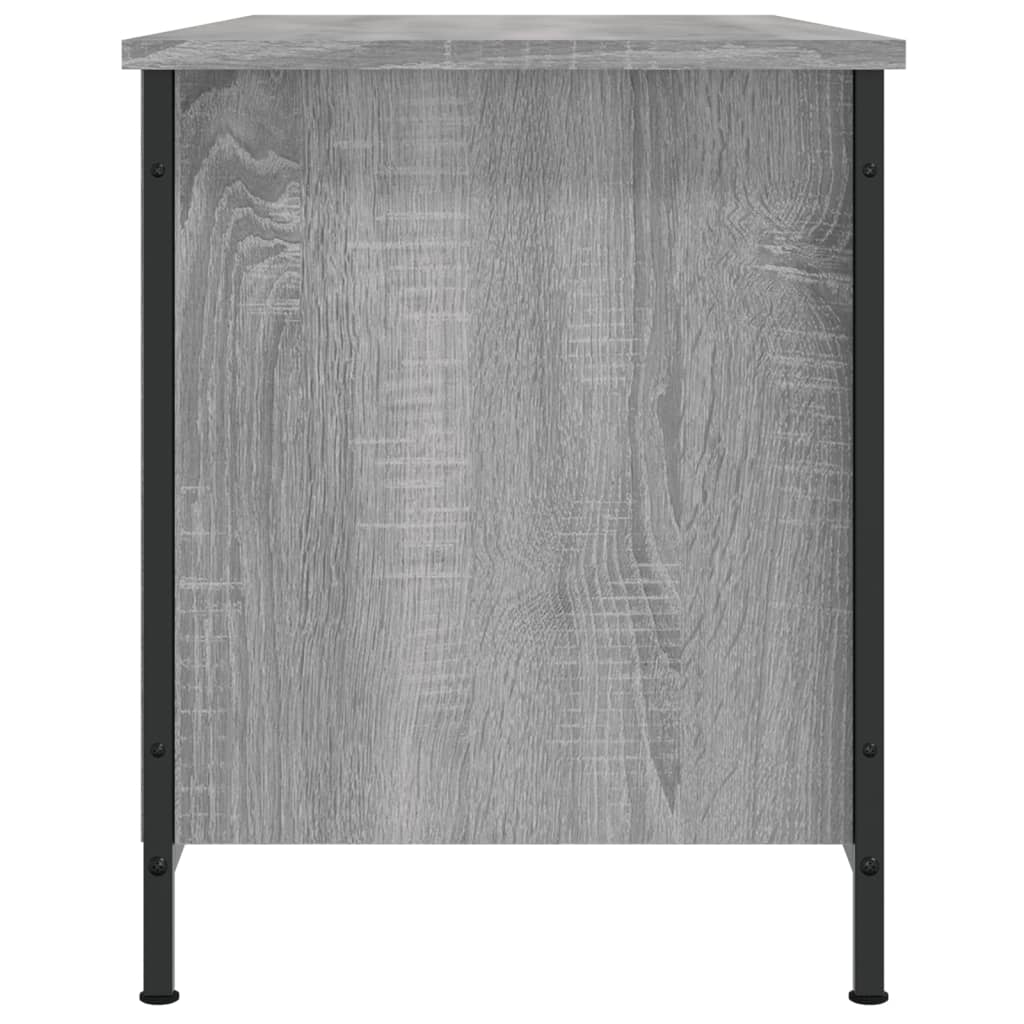 Meuble TV Sonoma gris 100x40x50 Bois d'ingénierie - 5