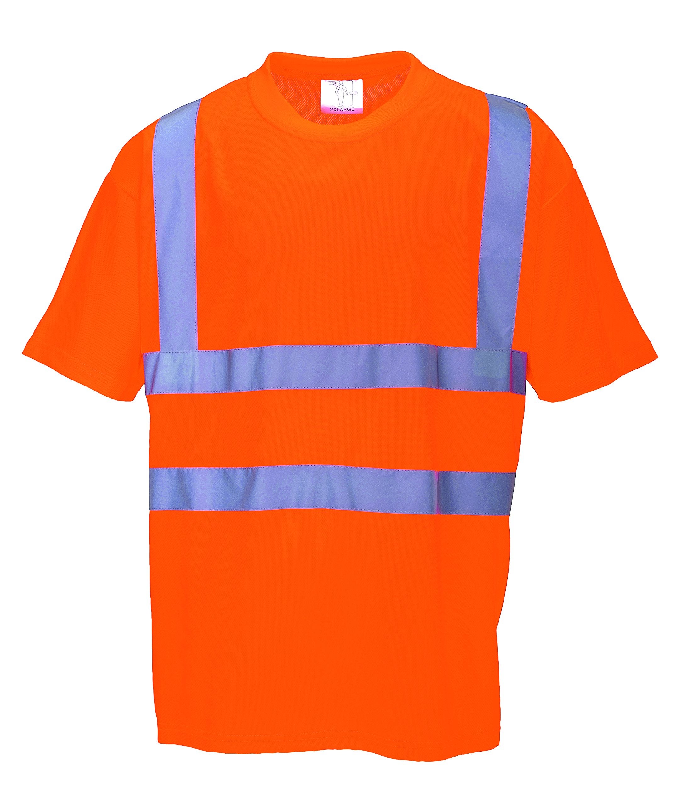 Tee shirt Haute Visibilité Portwest GO/RT Orange L - 6