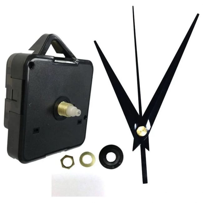 Mécanisme D’horloge Silencieux Avec Aiguilles Flèches Antiques - Kit Réparation Horloge Murale