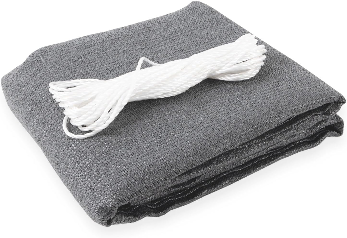 Brise-vue 5 Mètres pour balcon, Corde de fixation de 12 mètres incluse, Gris Argent - 2