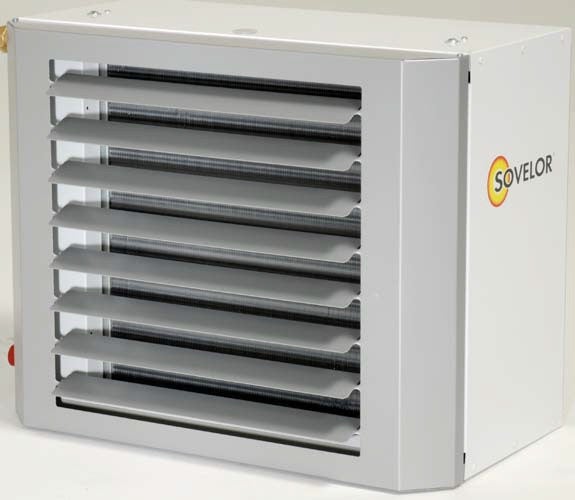 Aérotherme à eau suspendu 43KW (EAU 90°C/ AIR 12°C) CALIS 430 Sovelor