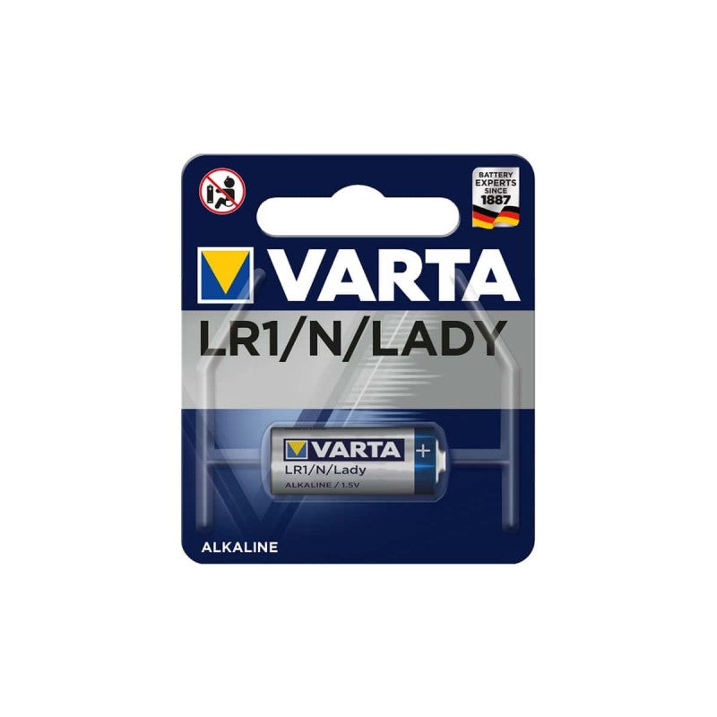 Bateria alkaliczna VARTA LR1 1,5 V 850 mAh srebrny