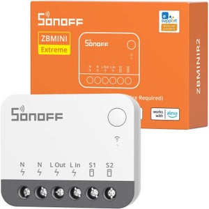 Sonoff Mini-D Interruttore Smart WiFi Rel&egrave; A Contatto Pulito &ndash; Compatibile Matter, Per Domotica