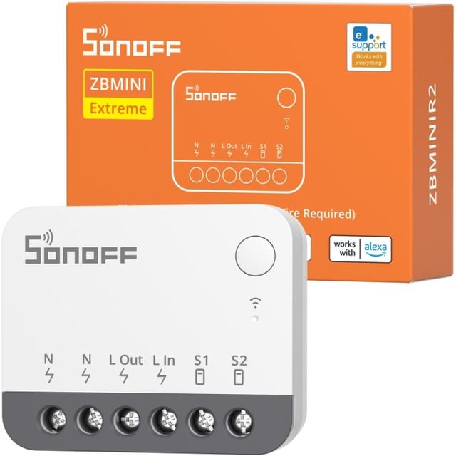 SONOFF ZBMINIR2 Zigbee Mini R2 Extreme interruttore smart relè controllo luci alexa google home