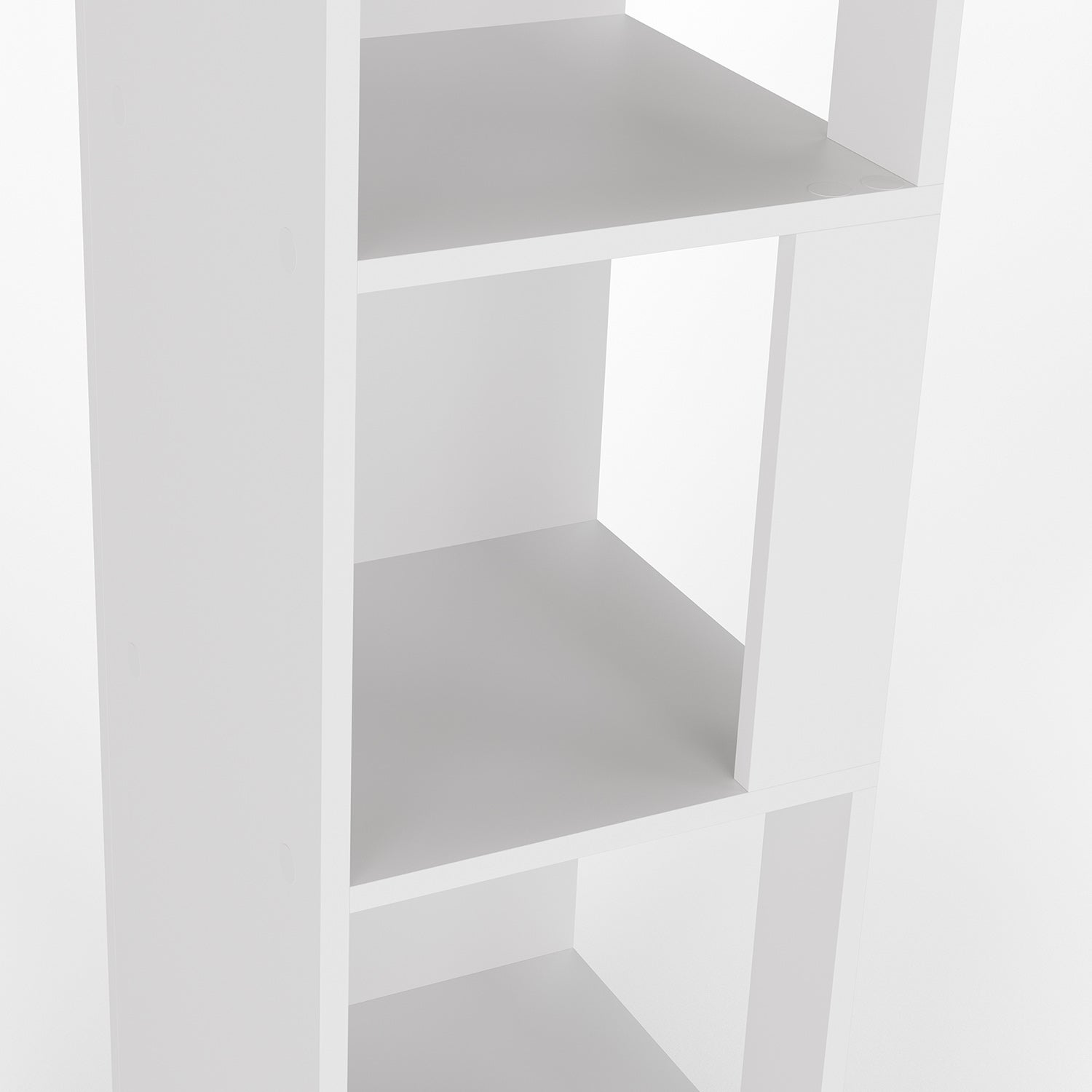 Etagère d'angle Fiyi 5 trous couleur blanc - 4