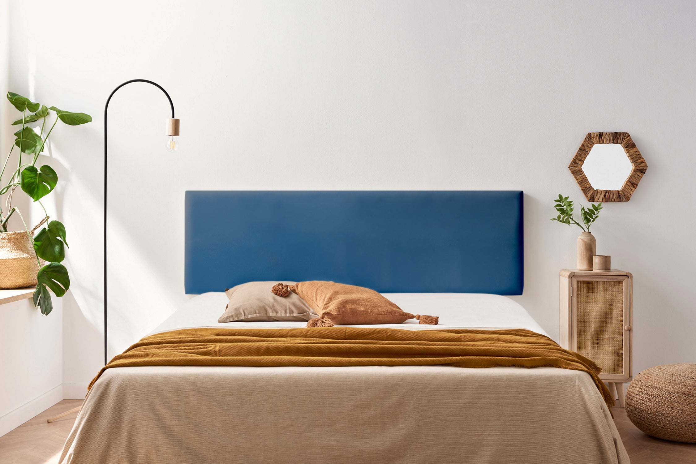 Testiera Imbottita NOVA Similpelle 145x50x5 cm - Moonia - 4