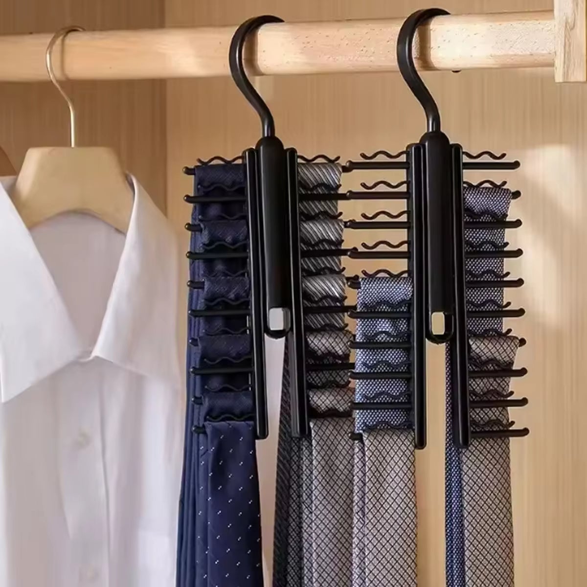 Portaborse girevoli, ripiano portaoggetti per borse, organizer