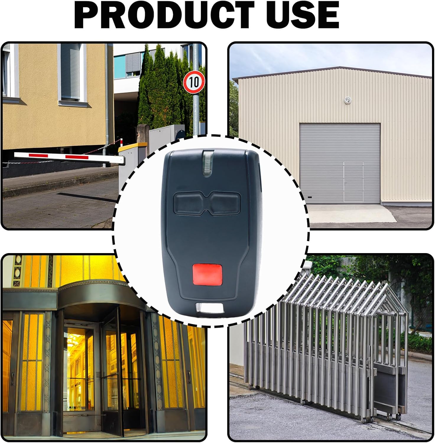 Télécommande de porte de garage pour BFT Mitto 2 B RCB, 433 MHZ pour portail électrique 2 canaux pour Rolling BFT Mitto 2, Kleio, Ghibli, TRC 2 - 4