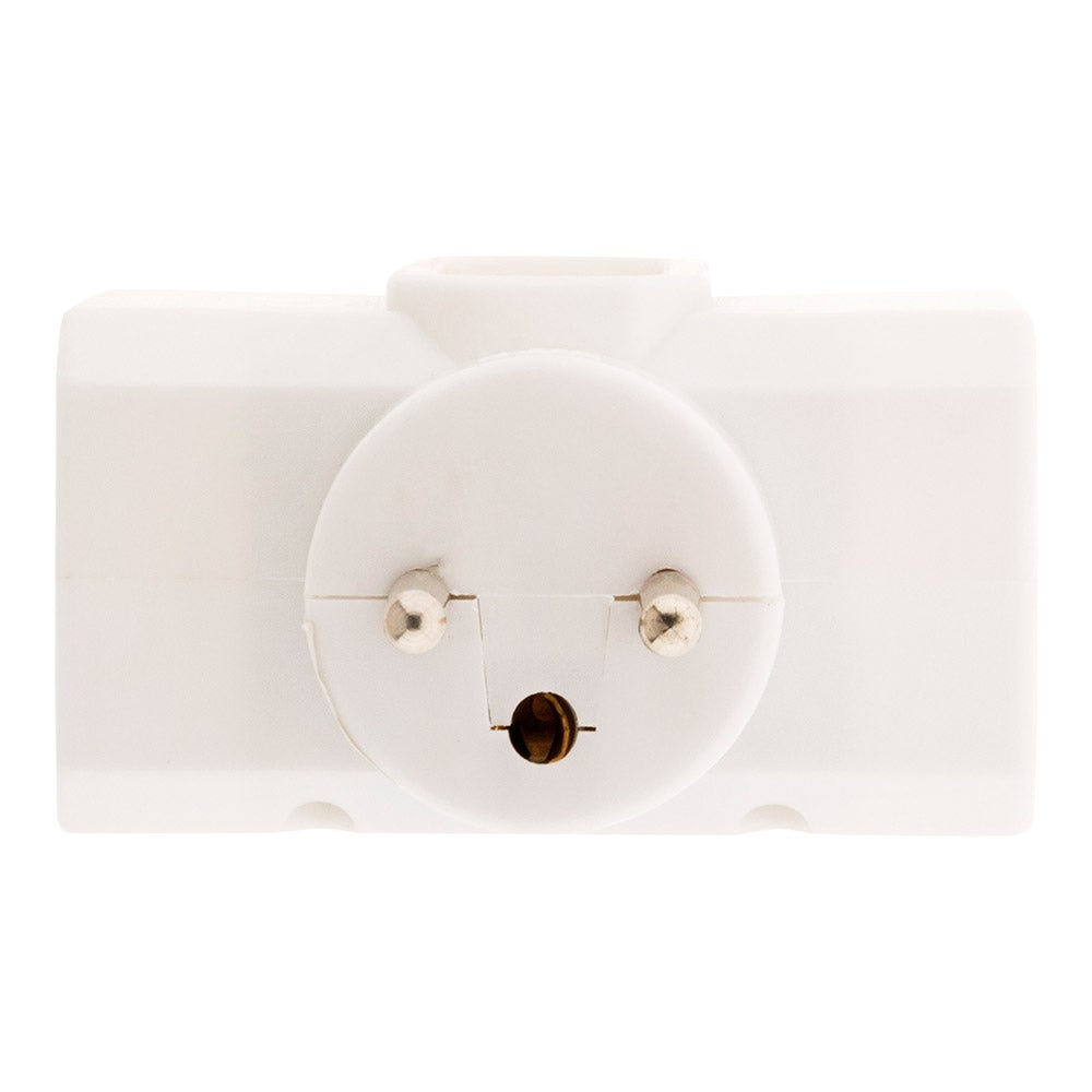Multiprise triplite 2x16A + 1x6A latérale - Zenitech - 7