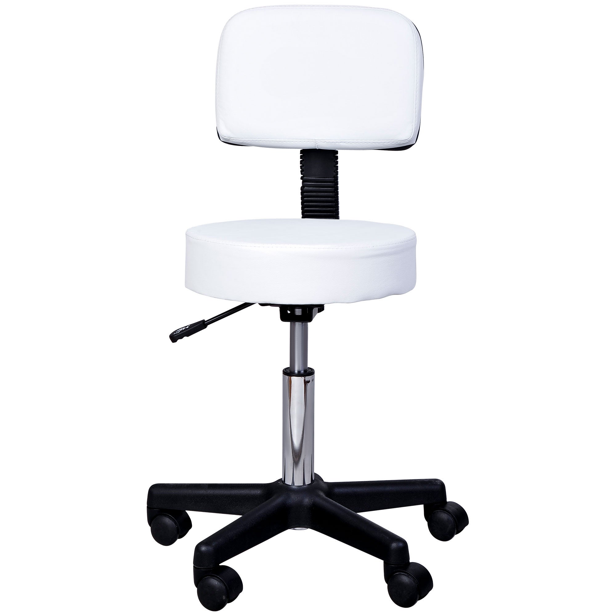 Tabouret Pivotant à Roulettes , Hauteur Réglable, Rembourré