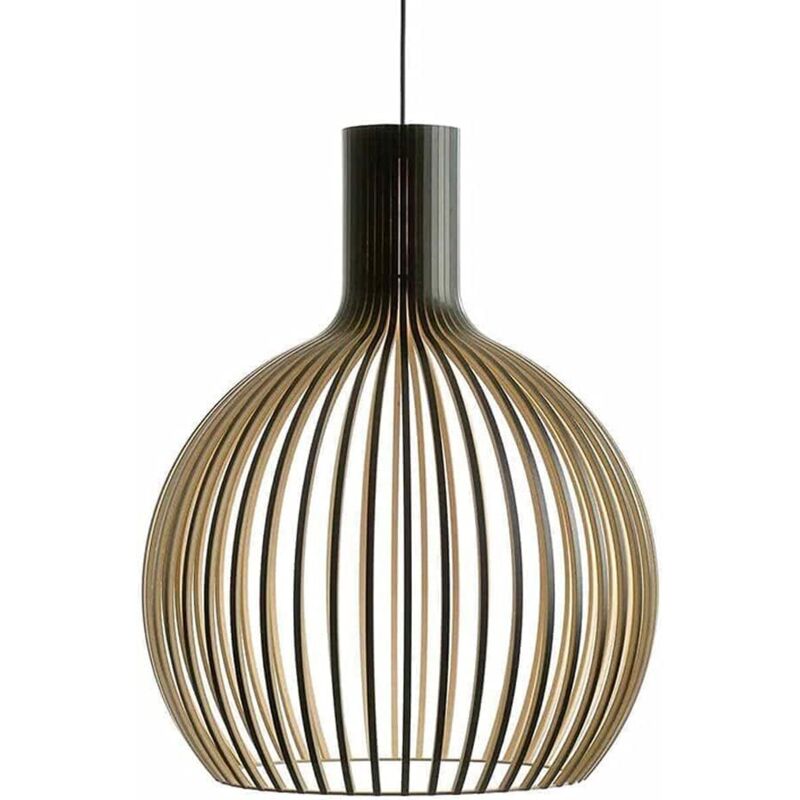 Candelabru, Candelabru globos din bambus clasic nordic, Candelabru țesut pentru insulă de bucătărie sau masă, Diametru 35 cm