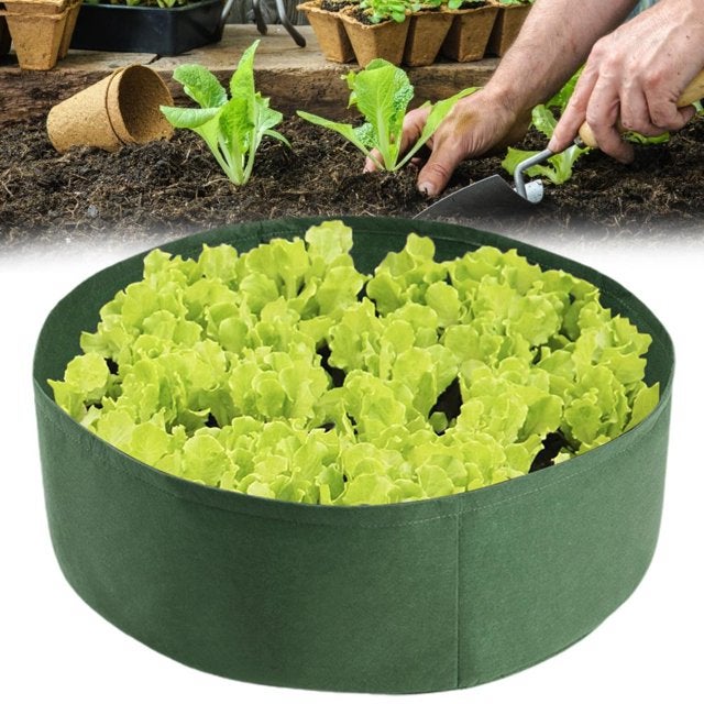 2 szt. Wytrzymałe i oddychające worki do uprawy roślin 90*30cm, okrągłe wiadro na rośliny, doniczka do sadzonek warzyw ogrodowych