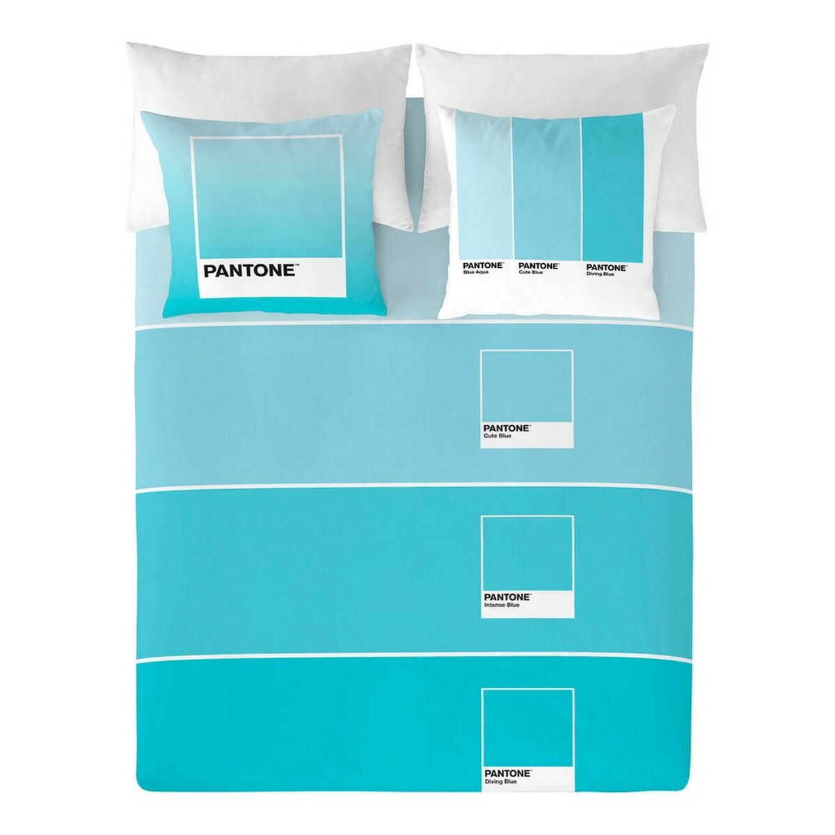 Funda nórdica ombre pantone cama de 150 (240 x 220 cm)