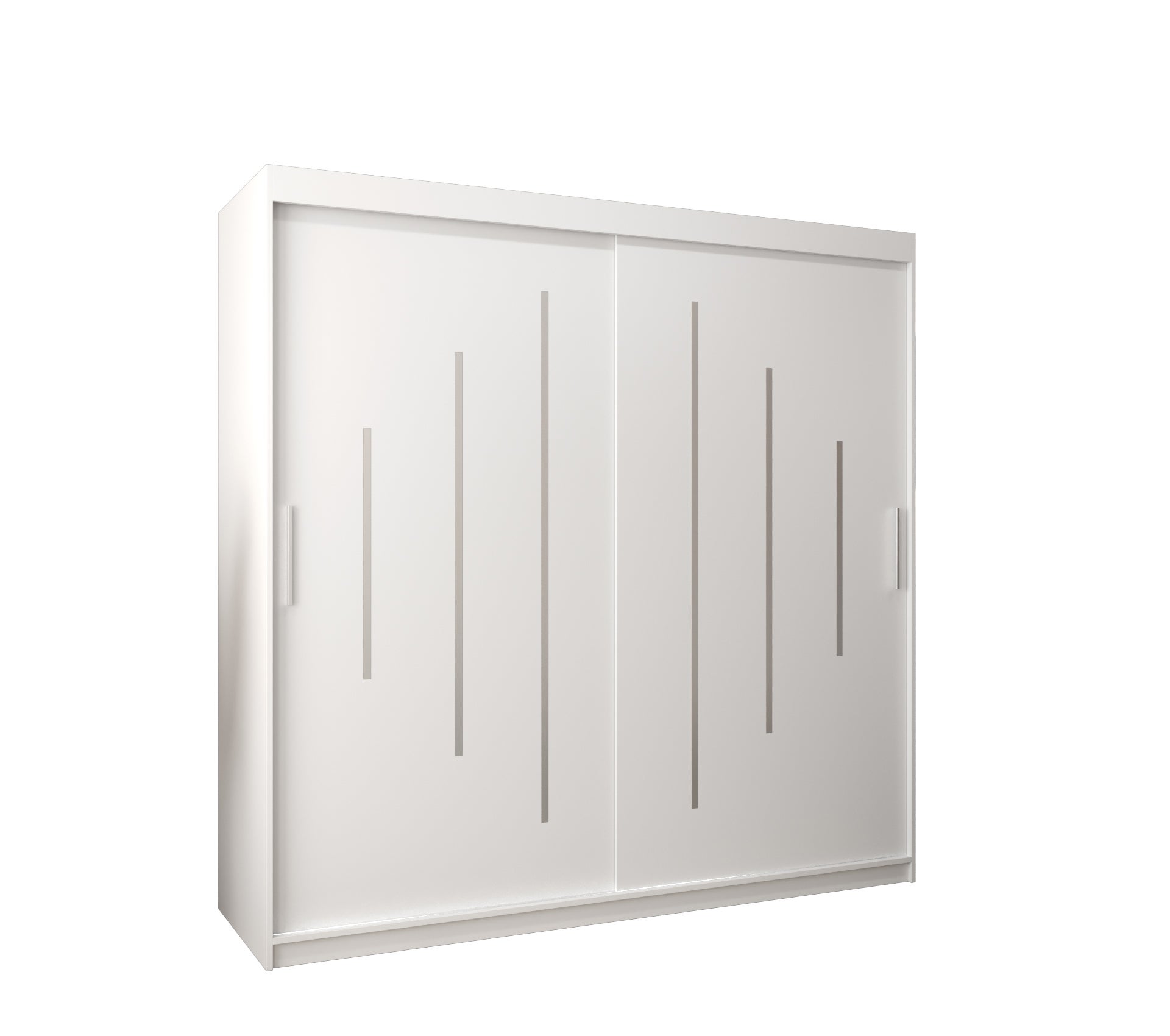 Szafa przesuwna garderoba York 200 x 62 x 200 cm Biały - Abiks Meble