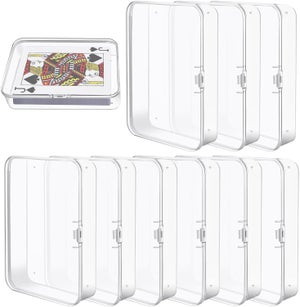 KtbeYTi 30 Pezzi Scatole Trasparenti 5.5x5.5x2 cm, Contenitori di Plastica per Stoccaggio, Perline, Gioielli e Cose Piccole