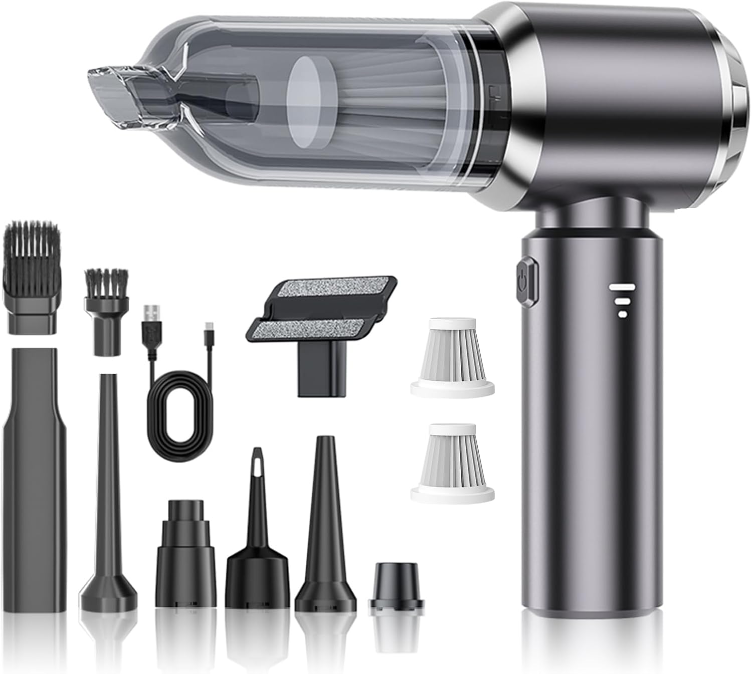 Aspirateur sans fil pour voiture Amazon Hot Sell 1886 avec LED Léger - Chine Aspirateur portable haute puissance