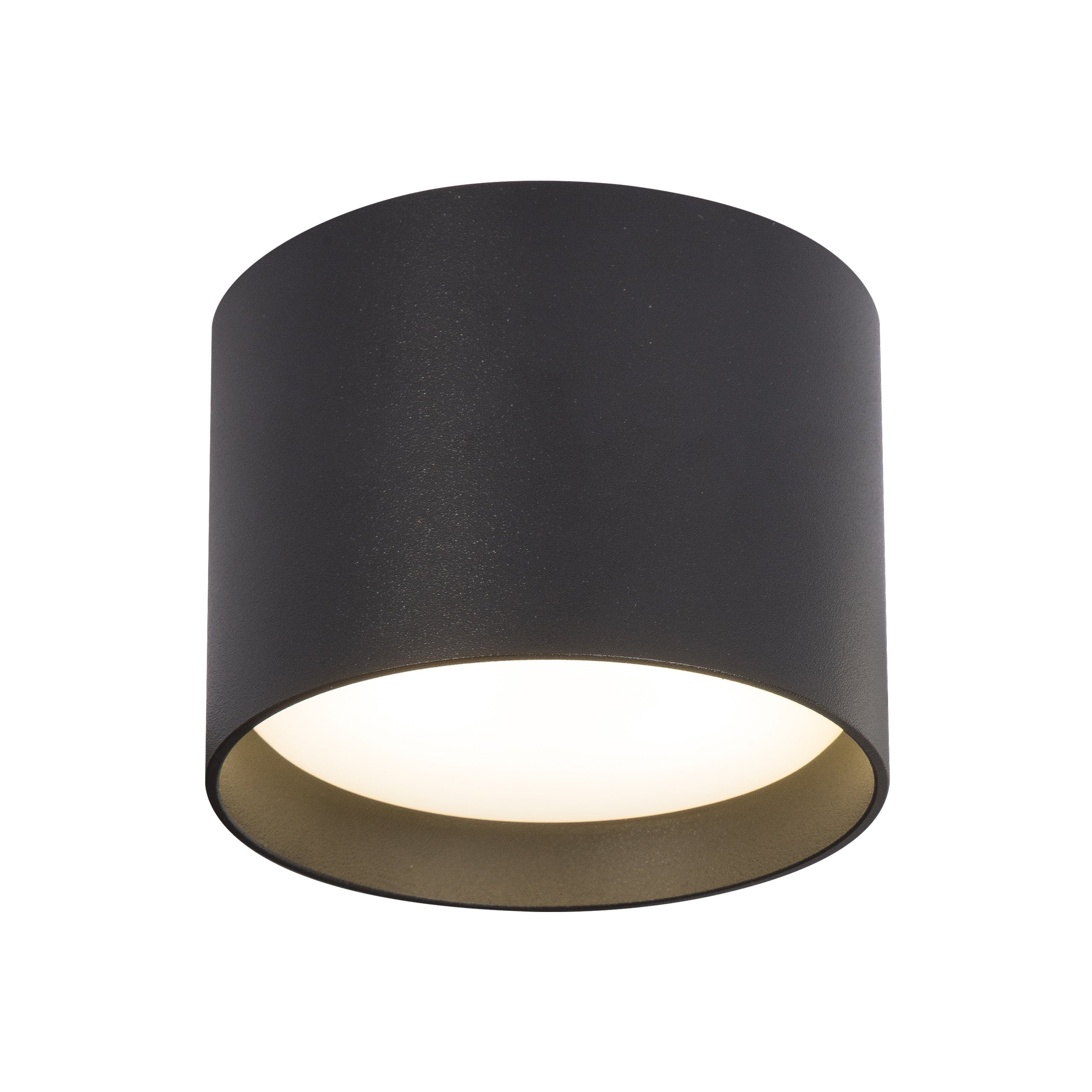 Oprawa natynkowa GX53 LED Sino okrągła IP20 lampa tuba sufitowa czarna MasterLED