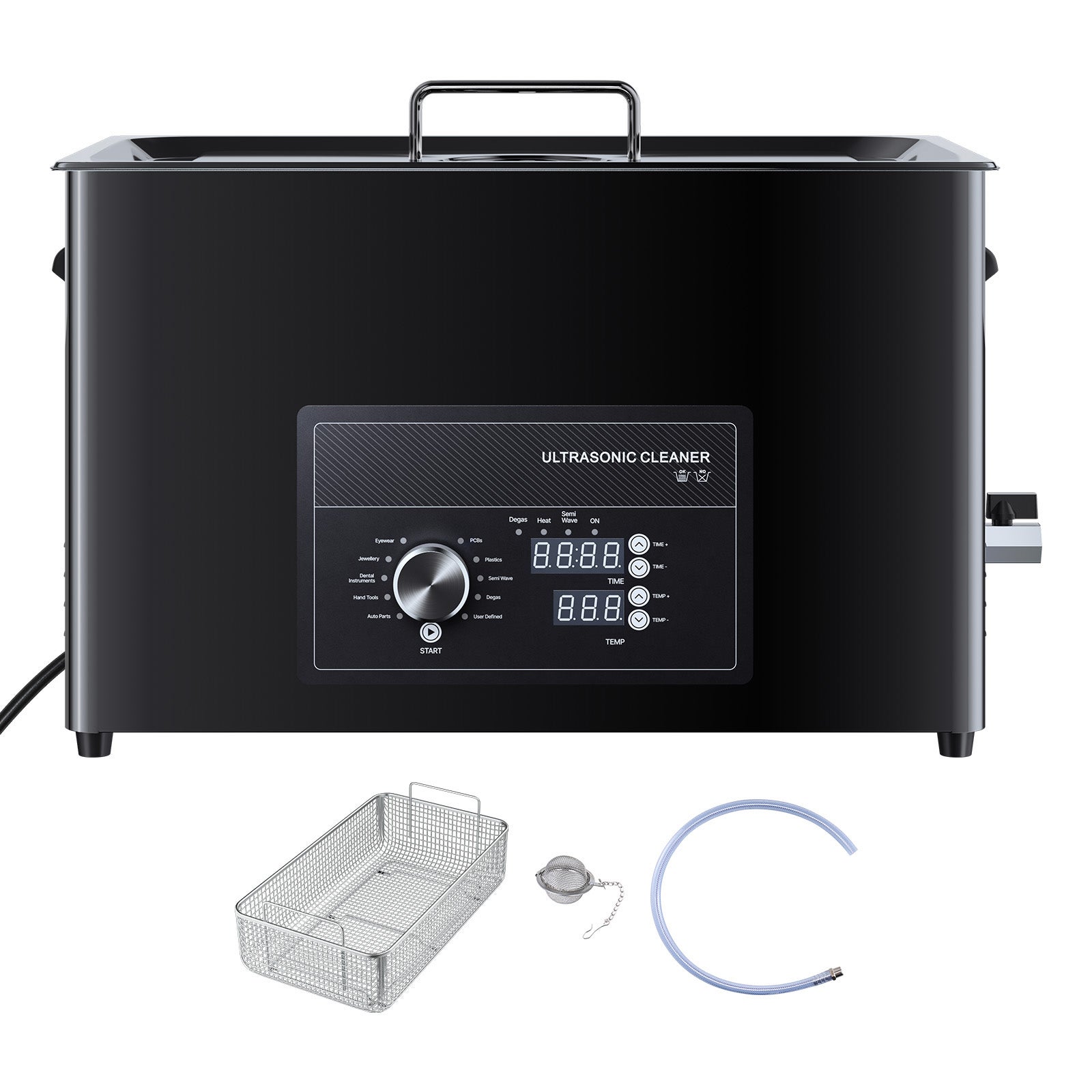 Nettoyeur a ultrasons SucceBuy 30 L, avec commande par bouton, en acier — free download