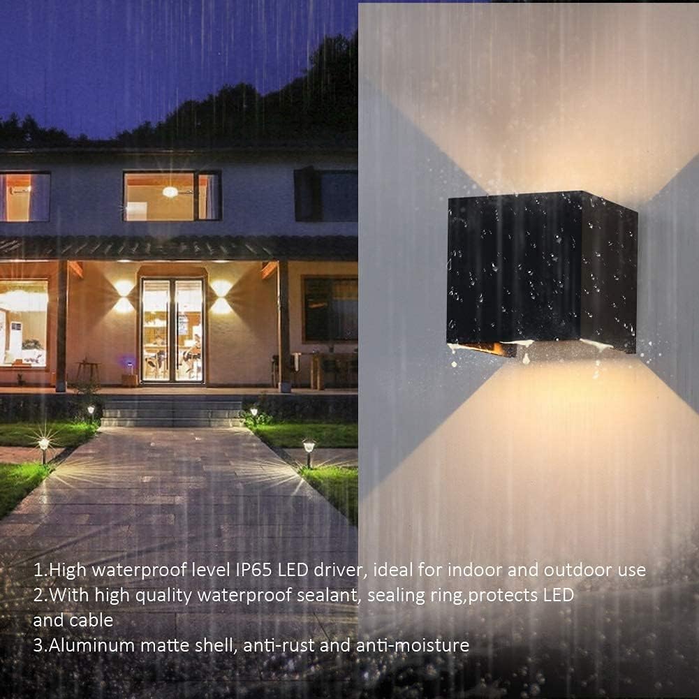 Applique murale LED 12 W moderne 3000 K réglable avec angle de faisceau,IP65, aluminium, blanc chaud - 7