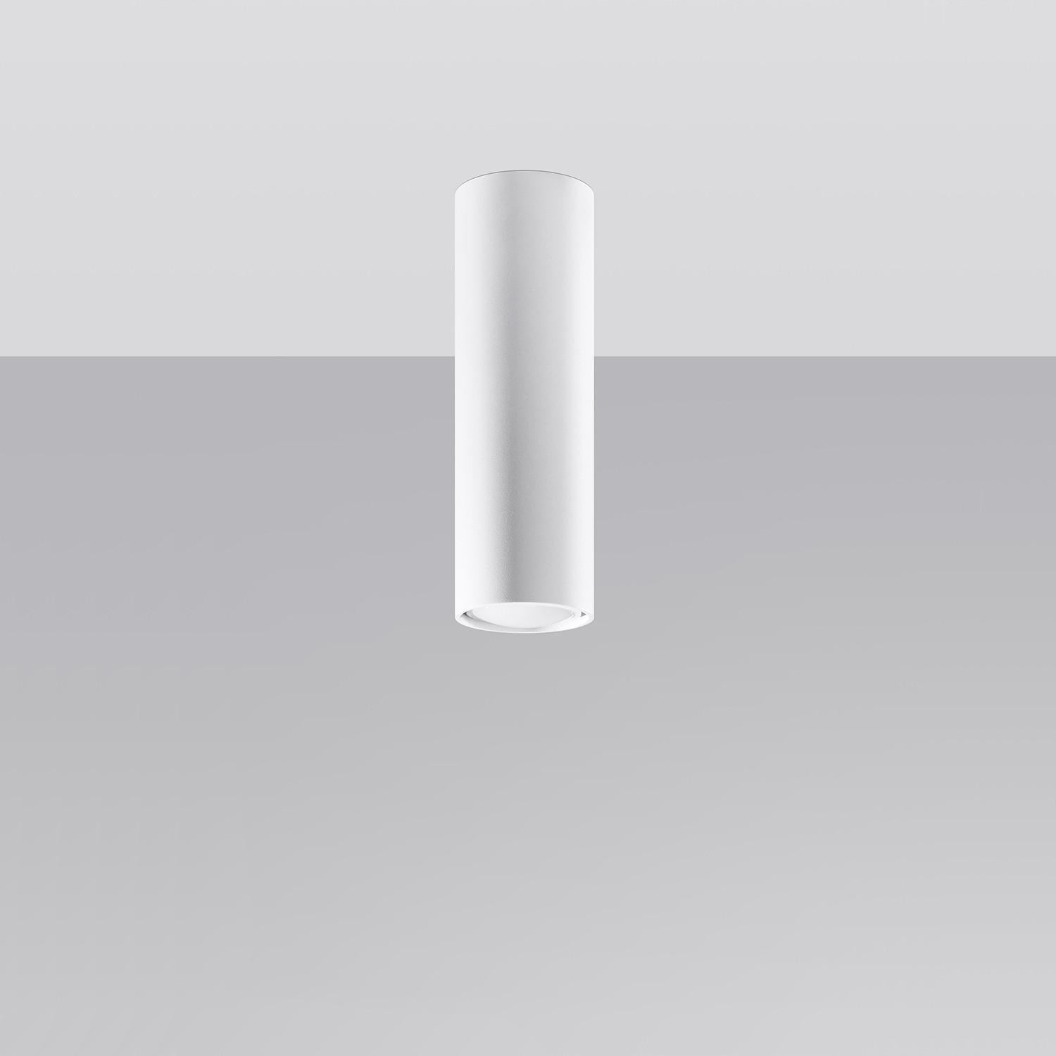 Reflektor sufitowy spot natynkowy Lagos okrągły biały 1xGU10x40W wym: 6 x 6 cm metal Sollux Lighting