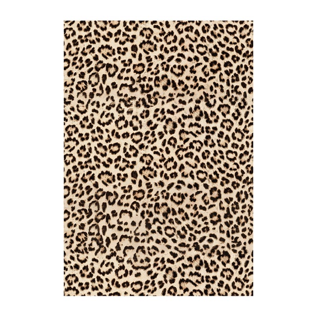 AUTRUCKER Sticker mural autocollant motif léopard, idéal pour la décoration murale, résistant aux éclaboussures dans la salle de bain(44 cm x 300 cm)