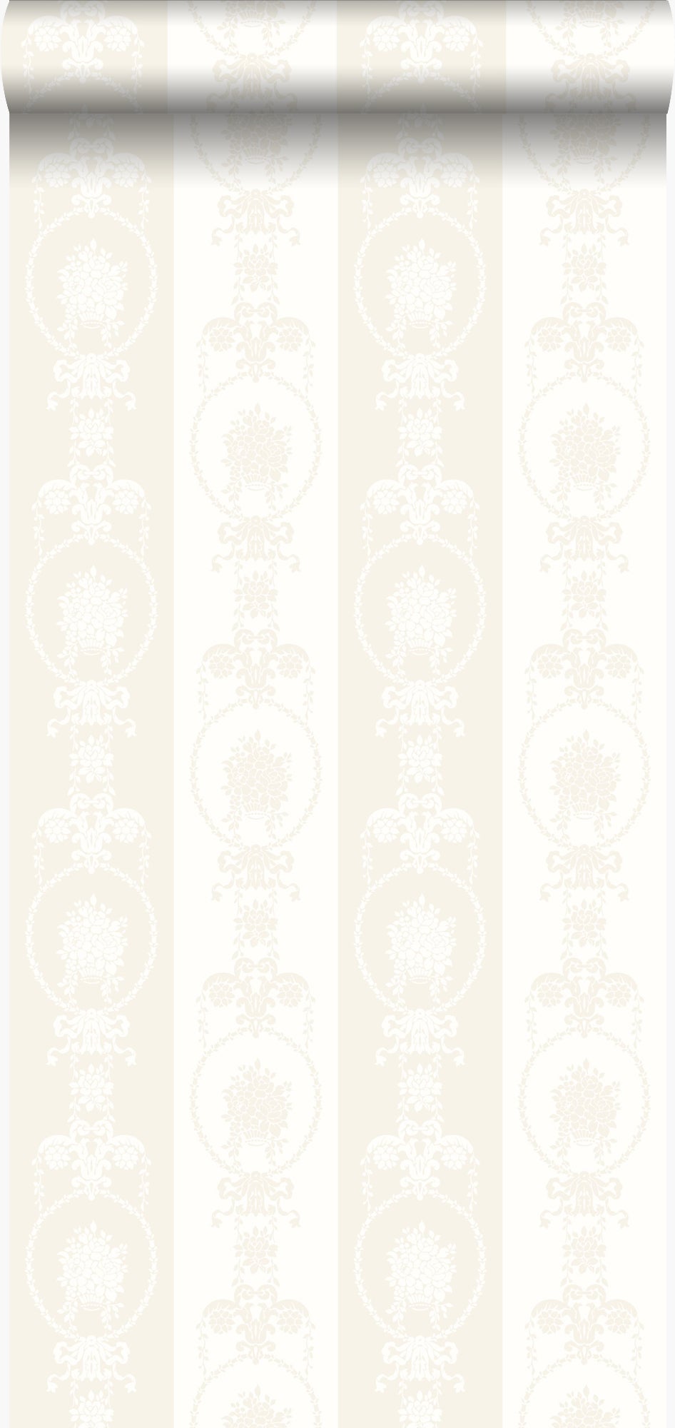 Tapeta ozdoby srebrnymIbiałym - 53 cm x 10.05 m - ORIGIN