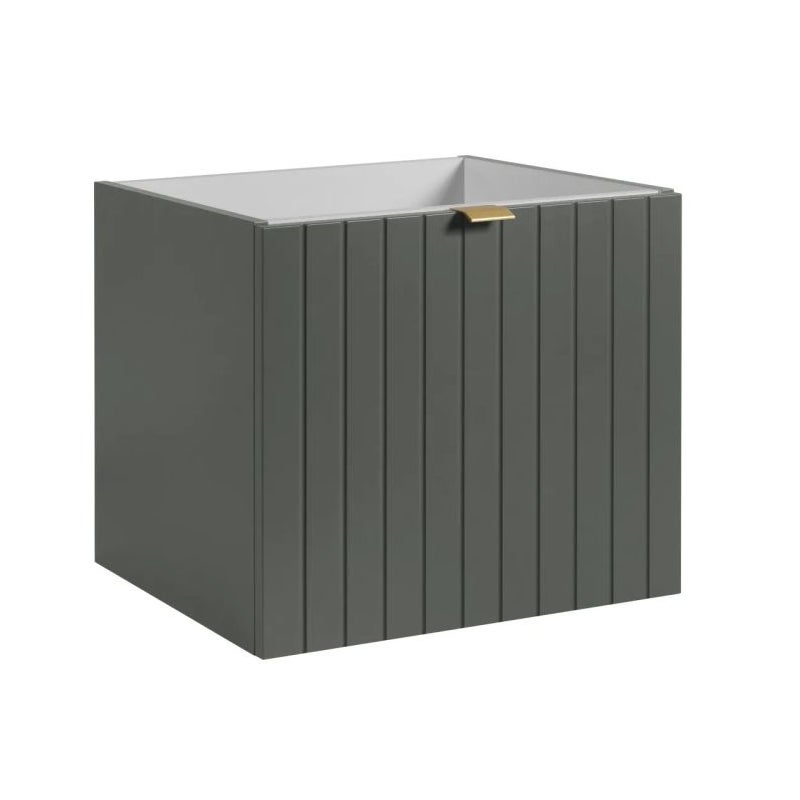 Szafka pod umywalkę HARMO 50 cm szaro-zielony półmat bez umywalki