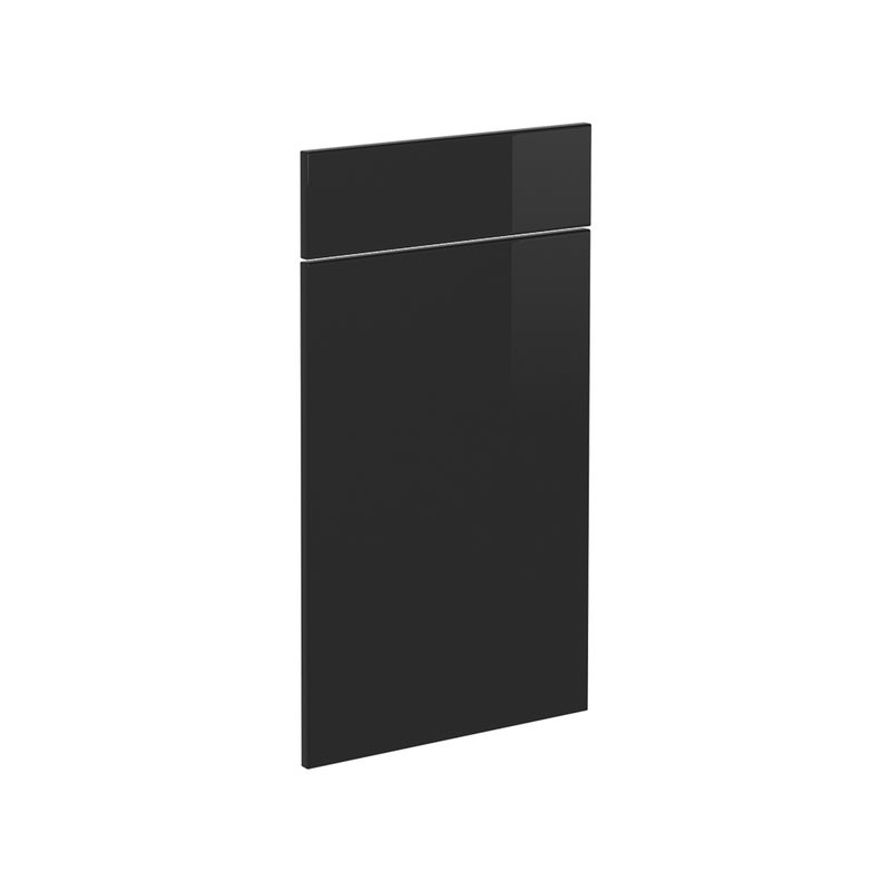 Zdjęcia - Kuchnia Vicco Front kuchenny R-Line, Czarny wysoki połysk, 39.6 x 70.8 cm front meblowy do szafki dolnej z szufladami