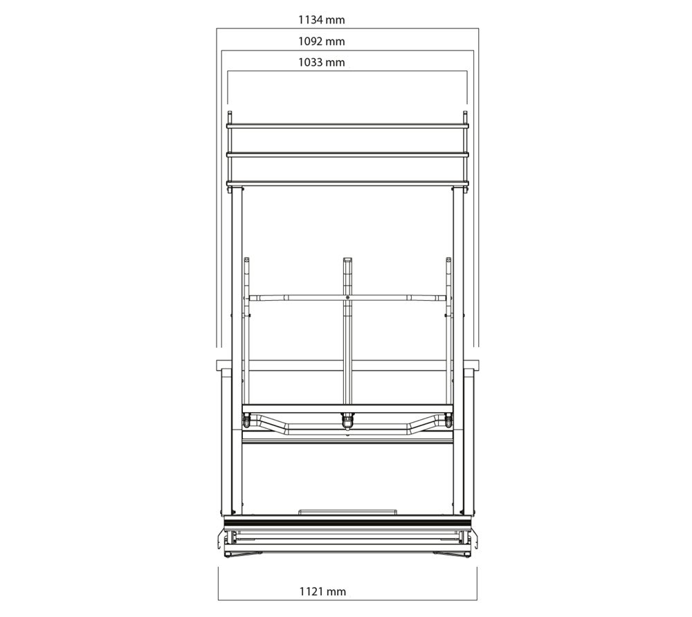 Sojag Aluminium Balançoire de jardin Carleton | pour 4 personnes | Noir | 223x112x192 cm - 8