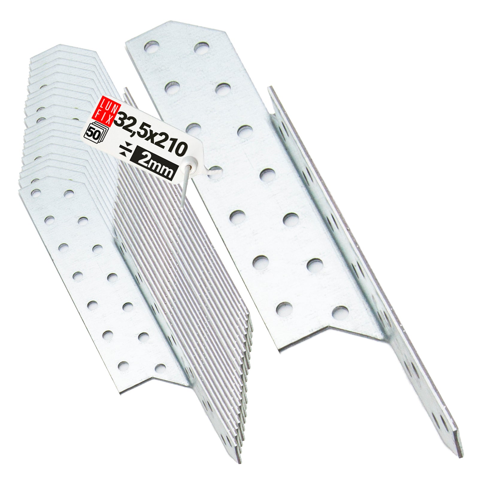 Łącznik krokwiowy 32,5x210 mm prawy 50 szt.