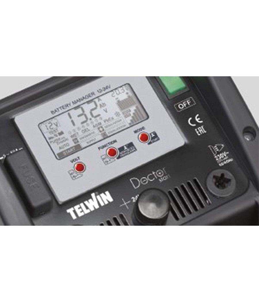 Trade Shop - Telwin Doctor Start 630 230v 12/24v Caricabatterie Avviatore Tester Elettronico - - 5