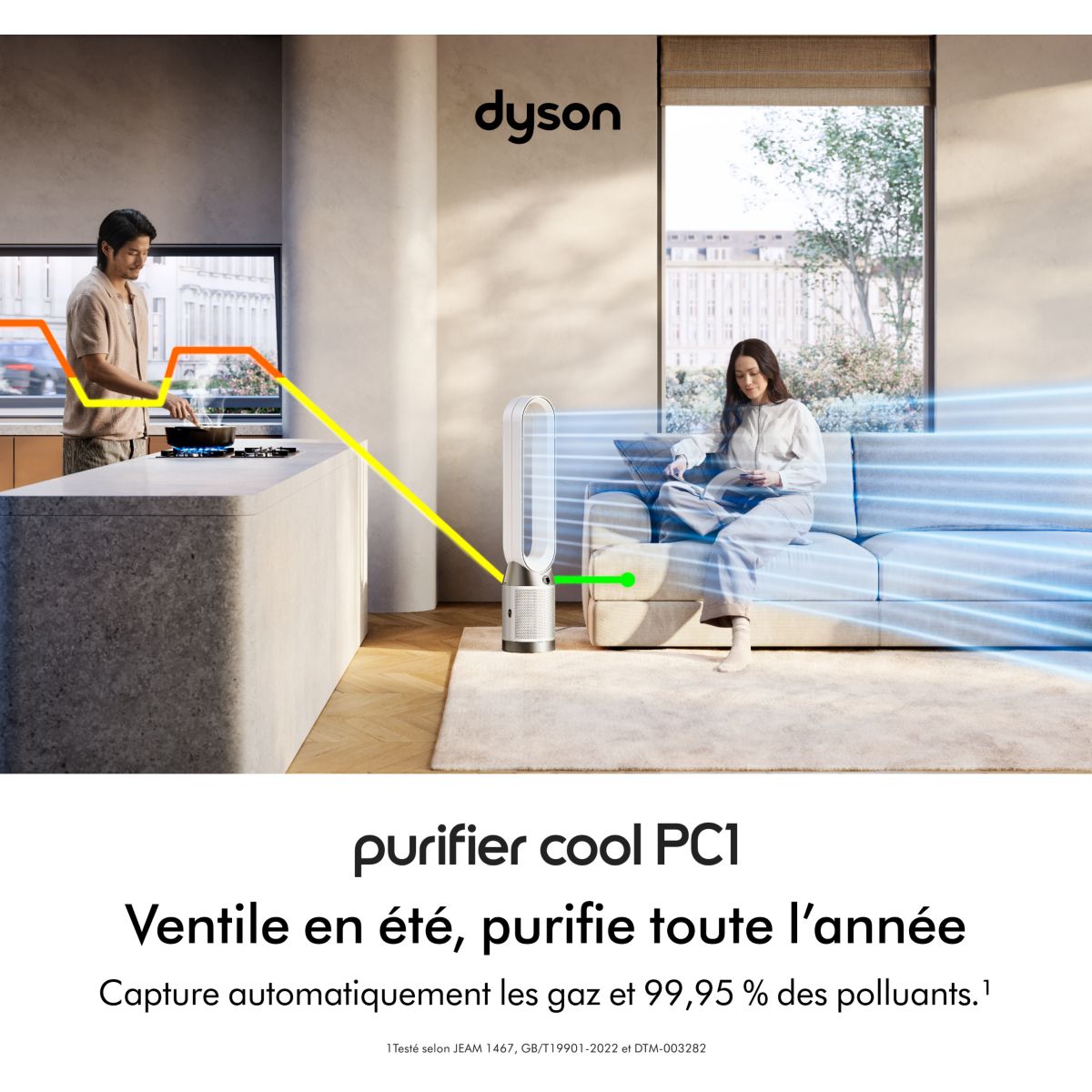 Dyson Purifier Hot+Cool 27 m² 61,4 dB Bianco - 2