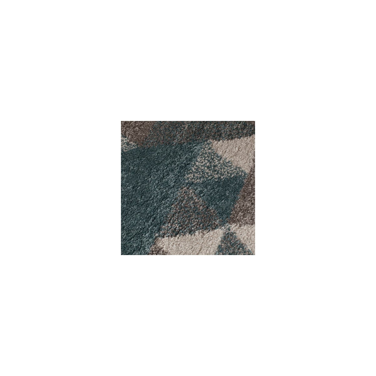 Tapis géométrique scandinave en polypropylène Bleu 160x230 NURU - 5