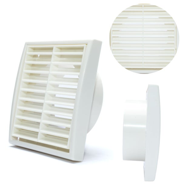 Kratka wentylacyjna Osłona BIAŁA 14x14 kwadratowa ŁAZIENKOWA KUCHENNA