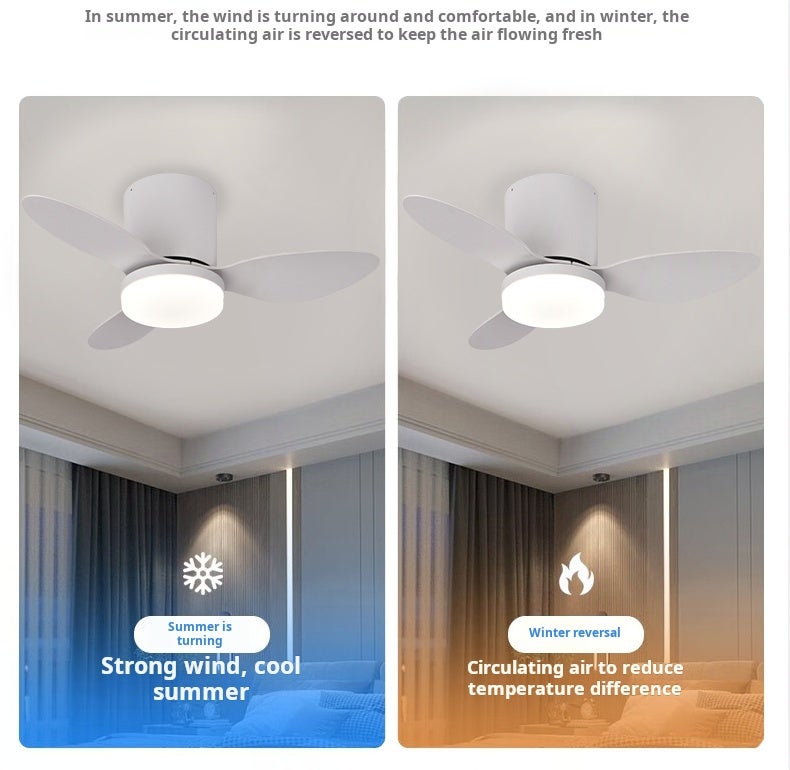 Ventilateur de plafond avec lumière, télécommande/contrôle par application, 6 vitesses de ventilation, minuterie, gradation continue (63 cm) - 6