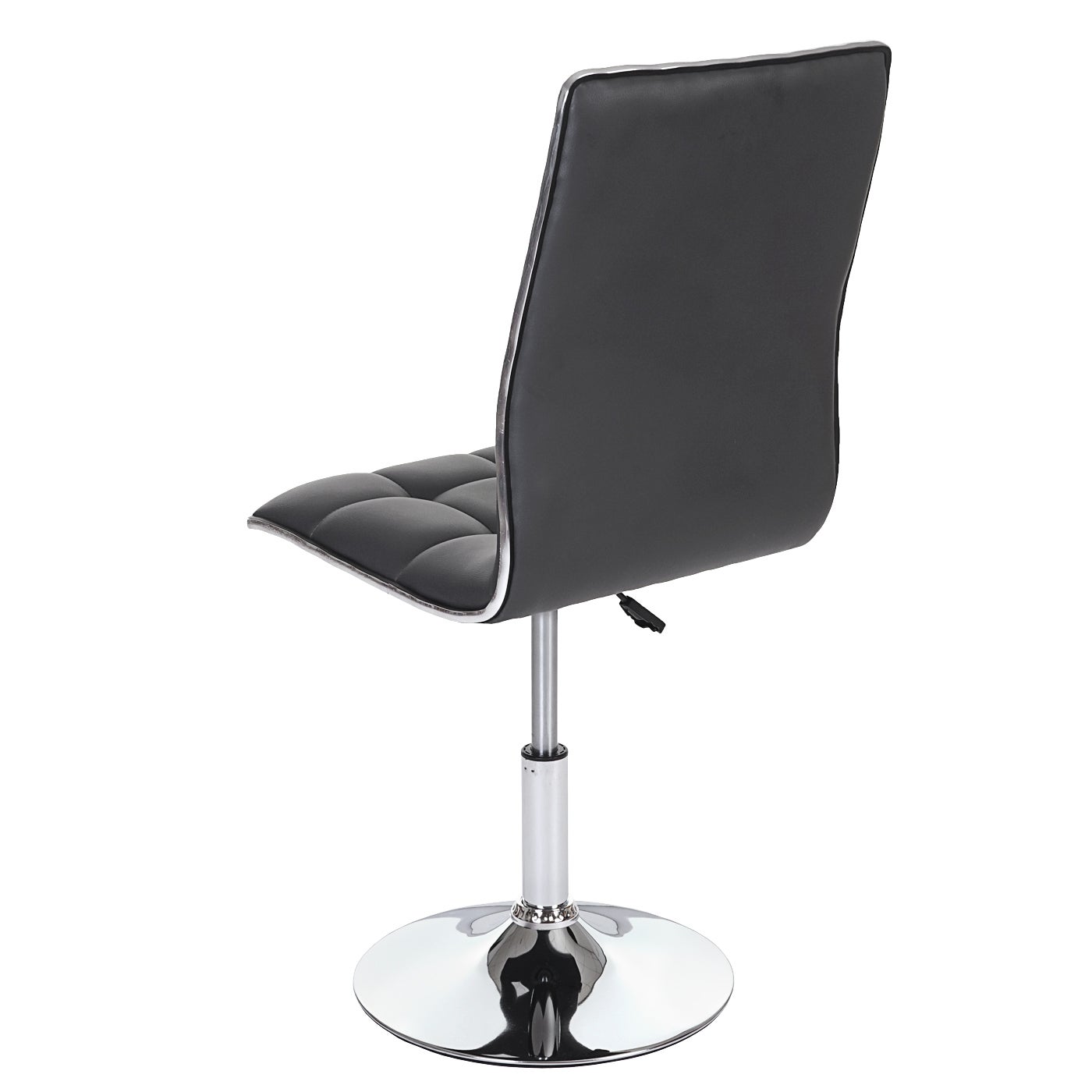 Juego de 6 sillas de comedor HWC-C41, silla de cocina, giratoria regulable en altura, polipiel certificada MVG ~ gris - 7