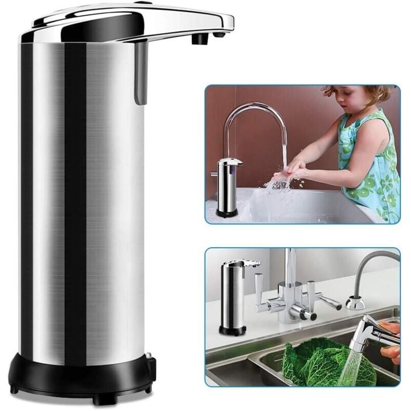 Automatyczny dozownik mydła z czujnikiem podczerwieni i wodoszczelną podstawą, bezdotykowy